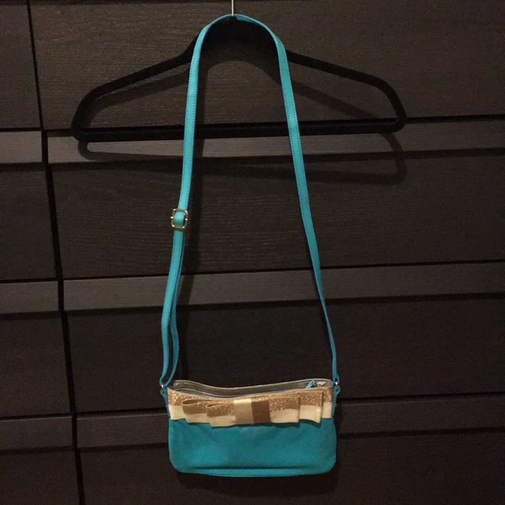 Blue Kate Spade crossbody bag